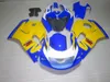 Kit completo de carenagem ABS para SUZUKI GSXR600 GSXR750 1996 1997 1998 1999 2000 GSXR 600 750 96-00 carenagem amarela azul GB16