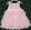 Vendita al dettaglio Ins 2017 Estate New Girl Dress Pink Lace Flare Sleeve Cotton Princess Mini Dress Abbigliamento per bambini 16Y EG003273I7942892