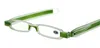 Ultra hafif Taşınabilir 360 Dönen Katlanır Okuma Gözlükleri Ince Ve Kelepçe Optik Çerçeve Mini Okuma Gözlükleri 10 Adet / grup Diopter + 1.00- + 4.00