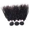 Indian Curly Virgin Hair 7A Jerry Kinky Curly Virgin Hair Brazilian Virgin Hair Tight Curly Weave 3 or 4 pieces Cheap Human Bundles