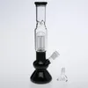 30cm Glas Bongs Hookahs Vattenrör Gemensstorlek 14.4mm DAB Riggar Hookahs Perclator Two Fuction Recycle