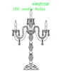 Grandi lampade da tavolo per ristoranti cromati in vetro grigio in argento Candelabri LED ALTA CANDOLE PER LASSAGGIO CANDLESTICH GLAN CANDLESTICH T7981505