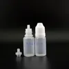 8 ml 100pcs高品質のLDPEプラスチック製のドロッパーボトル付き子供用プラスチックキャップ
