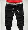 Style d'été hommes Harem Sport athlétique Baggy Jogger coton mélanges Shorts noir gris grande taille S-XXL
