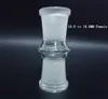 18.8MM to 18.8MM Female converter Glass Adapter straight supply for Glass Bong Glass Bubbler and Ashcatcher