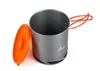 Outdoor Camping Picknick Kochgeschirr 1L Wärmetauscher Topf Wasserkocher FMC-XK6