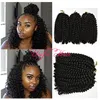 Рождественский подарок MarlyBob 3шт Лот богемный отказов скручивается AFRO Cury Cury Curely 8inch Mali Bob Hair Extensions Синтетический барийные волосы вязание крючком