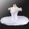 White Swan Lake Professional Tutu Girls Ballerina Costumes Women Platter Tutu Pancake Ballet Tutu Performance SD0034299I