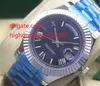 Top High Quality DayDate 40 PRESIDENT Blue Roman Stainless Steel 228239 Asia ETA Movement Automatic Mens Watch Watches