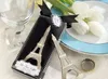 New Creative Novelty Home Party Objekt Eiffeltornet Chrome Bottle Opener Wedding Favors Presentförpackning Gratis frakt