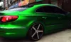 Premium Green Satin Chrome Vinyl Wrap Film with air release size 1.52x20m/Roll 5x67ft roll