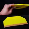 Outils de teinture d'eau de fenêtre de voiture Raclette jaune manipulée avec une lame d'essuie-glace en silicone de grattoir de 21 cm Pour la teinture de grande surface P-79