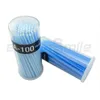 Atacado-Frete grátis easyinsmile 400 Pcs Descartável Micro Aplicador Escova Flexível Bendable Azul Dia.2.5 MM para dentista