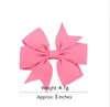 Fashion 3 Inch Cute Boutique Hair Pin Grosgrain Ribbon Bows Hairpins Little Girl Bows Hair Clips Kids Headwear Accessories New 40 4497991