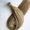 Pre Bonded I TIP Brazilian人間の髪の伸び100G 100標準18 20 22 22 24 Inch M8613カラーインドのヘアProducts