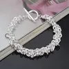 Spedizione gratuita con numero di tracciamento Vendita superiore Bracciale in argento 925 Bracciale folk-custom Gioielli in argento 10 Pz / lotto a buon mercato 1568