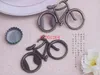 Livraison gratuite Vintage rétro vélo vélo en forme de vin décapsuleur fête de mariage faveur invité cadeau présent, 100 pcs/lot
