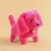 Jouet en peluche électrique pour chien, retraite, appel brillant, rembobinage, stalle pour chien, source de vente, jouets électroniques pour animaux de compagnie