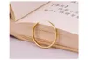 Hot Sale Koreanska Enkel Design Band Ring Silver Guldpläterad Finger Ringar Tjejer Mode Smycken Födelsedaggåva
