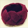 Mode 1 stks Nieuwe Haak Twist Gebreide Headwrap Hoofdband Winter Warmer Haarband voor Vrouwen 10 Kleuren Dames Hoofddeksels