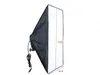 Freeshipping fotografia Studio Softbox Kit Video Portalampada a quattro tappi Illuminazione + 50 * 70cm Softbox + 2m Light Stand Photo Soft Box