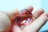 W1031 Pink Pyrex Glass G Spot Dildo Penis Crystal простата массажер анальный яблочный штепсец для взрослых продуктов мастурбации для женщин 1597562
