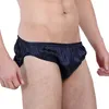 Men calcinha 6 pares 100% Buncos de seda pura de seda de roupa íntima Sexy UnderPants Tamanho dos EUA S M L XL XXL (W28 "-46")