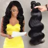 ELIBESS Hair Virgin Human Hair Weaves 100g / piece 3 impacchetta molto le estensioni brasiliane dei capelli umani dell'onda del corpo