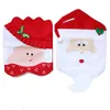 Santa Claus Chair Covers Christmas Couple Cloth Dining Table Decorations Christmas Decoration Supplies christmas home chria decoration CT01