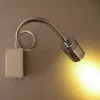 Topoch Lampada da Letto per Lettura Cablata con Interruttore On Off Braccio Flessibile LED 3W Emissione Morbida Senza Flare per Camera da Letto Corridoio Studio Foyer AC100-240V DC12V/24V Sconce Light