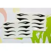 Hele 4 paar oogmake -upgereedschap zwarte ogen sticker kattenstijl eyeliner sexy tijdelijke dubbele oogschaduw ooglid tape rokerige tattoo9371458