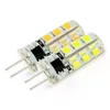 G4 LED-lampor G9 Lampbelysning AC / DC12V / 220V / 110V LED-kristallkronor Lyser SMD3014 Silikon LED G4 Spotlampa Dekoration