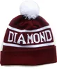 New Skullies Cappelli Hip Hop Diamond Diamond Berretti ricamato Berretti per gli uomini Accessori Donna Cappello in cotone a maglia per le donne Spedizione gratuita