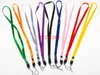 100 pièces livraison gratuite lanières sangle de cou pour carte d'identité Badge clé de gymnastique/téléphone portable support USB bricolage accrocher corde Lariat lanière