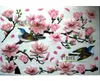 3D nouveau cerisier fleur de pêcher branche de fleur papillon amovible PVC Art autocollant mural décoration murale décalcomanies bricolage