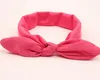 16 SZTUK OFF Promocje Akcesoria do włosów Mieszane Bawełniane Tkaniny Baby Head Wrap Girl Bow Bunny Uszy Na Sprzedaż Pałąk Kwiat Hairband FD6543