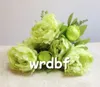 واحد الفاوانيا الحرير بانش 7 رؤساء 45CM / 17.72 "زهور الفاوانيا اصطناعية لباقة الزفاف محور حفل زفاف المنزل الزهور