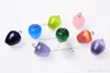 2016 Toptan Lots Takı Apple Kedi Göz Gemstone Karışık Kolye Gevşek Boncuk Fit Bilezik ve Kolye Charms DIY Bead0163Y