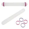 Baking & Pastry Tools Wholesale- Fondant Cake 9 Inch Non-stick Rolling Pin With Scale Ring High Quality Kitchen Gadget1