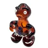 Zelda Volcano Lava People Design Glass Hand Pipe in Red