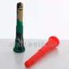 4 inch Smoke Silicone down stem For glass Bong silocon tube a variety of colors are optional --SRS430