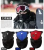 Livraison gratuite 3 pièces en néoprène cou chaud demi-masque voile d'hiver pour cyclisme moto Ski Snowboard vélo masque facial