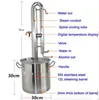 Nuovo 20L Vino Alcol Etanolo Distillatore Guzzle Moonshine Still Home Brewing Kit