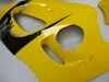 SUZUKI GSXR600 için plastik kaporta kiti GSXR750 1996-2000 GSX-R 600/750 96 97 98 99 00 sarı siyah motosiklet kaportalar GB35 set