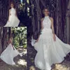 Abiti da sposa in pizzo Scollo all'americana Una linea Abiti da sposa country Abito da sposa Boho