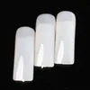 Wholesale-（500個/セット）10サイズの人工偽ネイルアートヒントフルカバーFalse Nailsヌードホワイトアクリル偽の爪