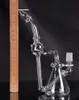 Estilo ew 2 Função Double Recycler Glass Bongs Hookahs Tubos de água de vidro frete grátis 14mm queimador de óleo