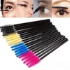 Factory 30000pcslot NEW Black Disposable Eyelash Brush Mascara Wands Applicator Makeup Cosmetic Tool 4 colors7120569