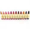 Matte Lipstick Makeup Lot Hot 12 Pcs 12 colors Black Lipstick Lip Stick Set Long Lasting M1003