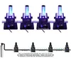 Livraison gratuite 8PCS 12 x 3W RGB 3IN1 Led Machine à jet de co2 Écran d'affichage LCD numérique Gaz IN / OUT Connecteur de ruban rapide 1-6m Distance de jet